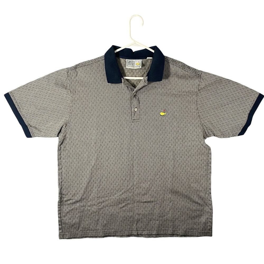 Master Augusta National Golf Tournament 60s Two-Ply Mercerized Shirt Mens XL